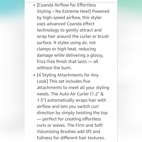 🎅🤶🎄Dyson Alternative Multifunctional Styling Hair Dryer 6 in 1. - Picture 4 of 9